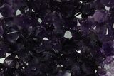 Dark Purple Amethyst Crystal Cluster - Artigas, Uruguay #152157-1